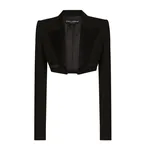 Dolce & Gabbana Single-breasted wool gabardine Spencer tuxedo jacket