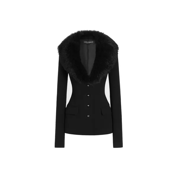Dolce & Gabbana Single-breasted wool jacket