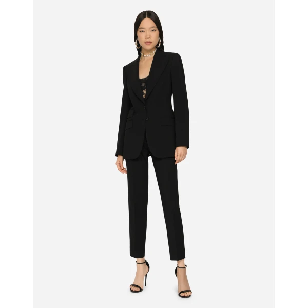 Dolce & Gabbana Single-breasted woolen Turlington blazer, view 4