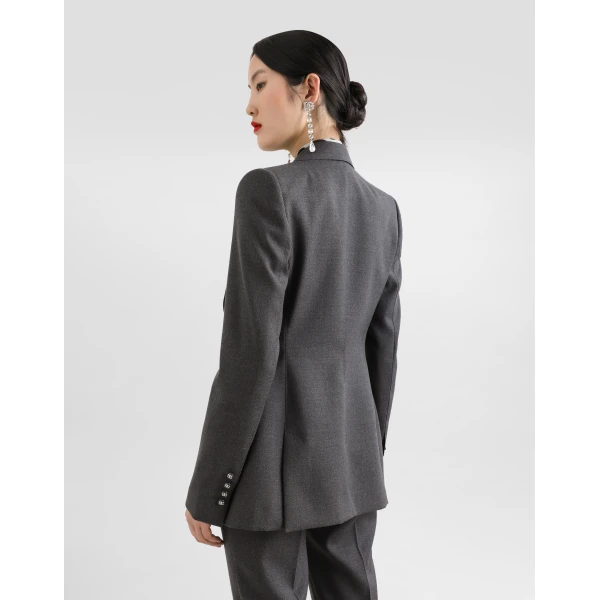 Dolce & Gabbana Single-breasted woolen Turlington blazer, view 5