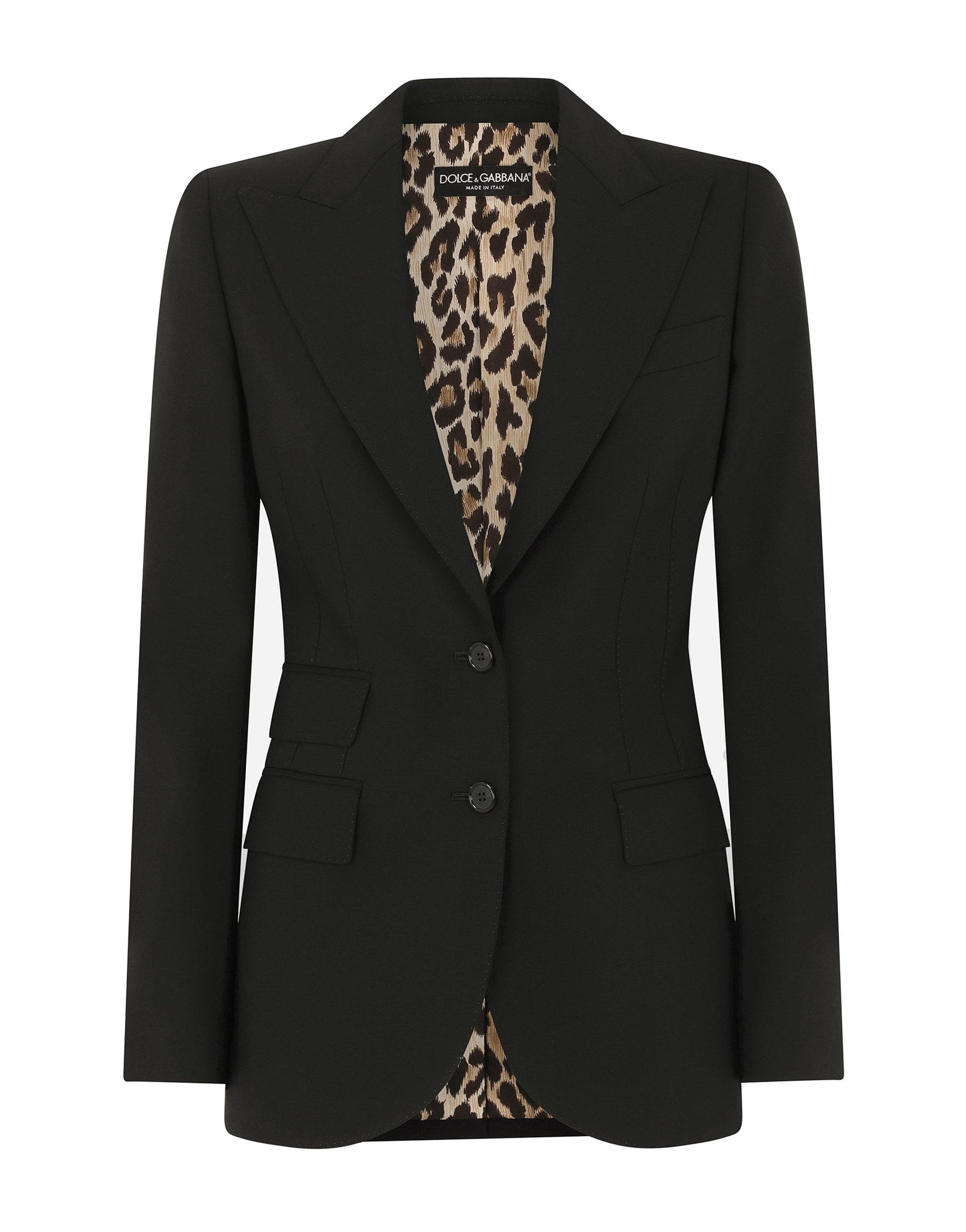 Dolce & Gabbana Single-breasted woolen Turlington blazer