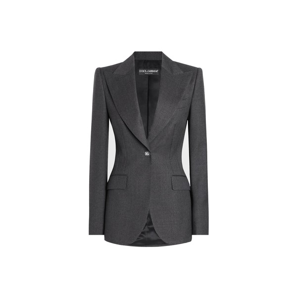 Dolce & Gabbana Single-breasted woolen Turlington blazer