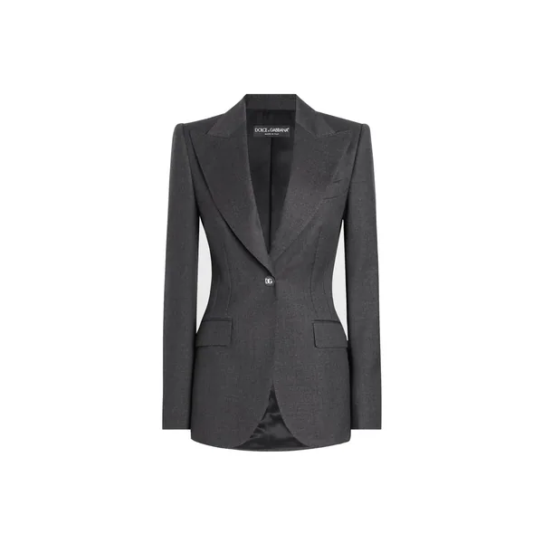 Dolce & Gabbana Single-breasted woolen Turlington blazer