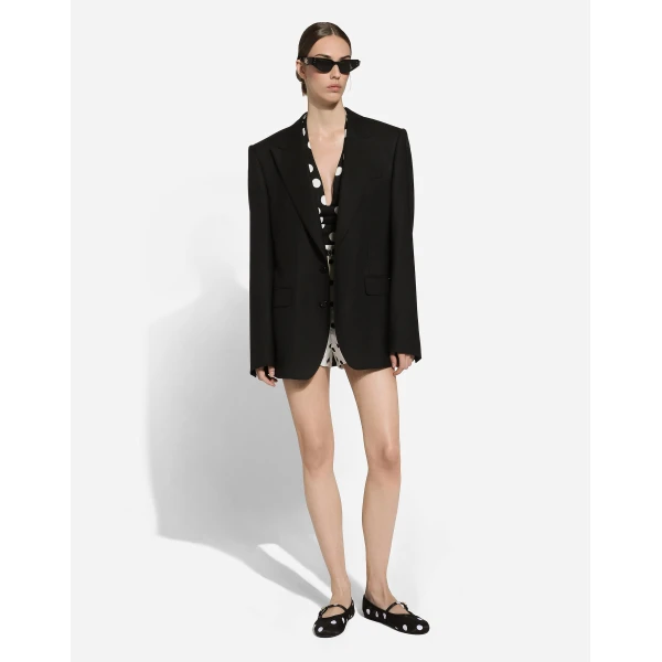 Dolce & Gabbana Single-breasted woolen jacket, view 2