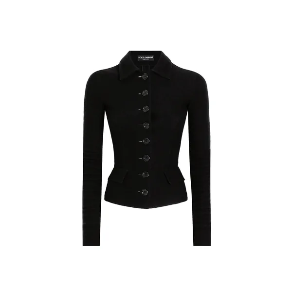 Dolce & Gabbana Single-breastedwool cloth jacket
