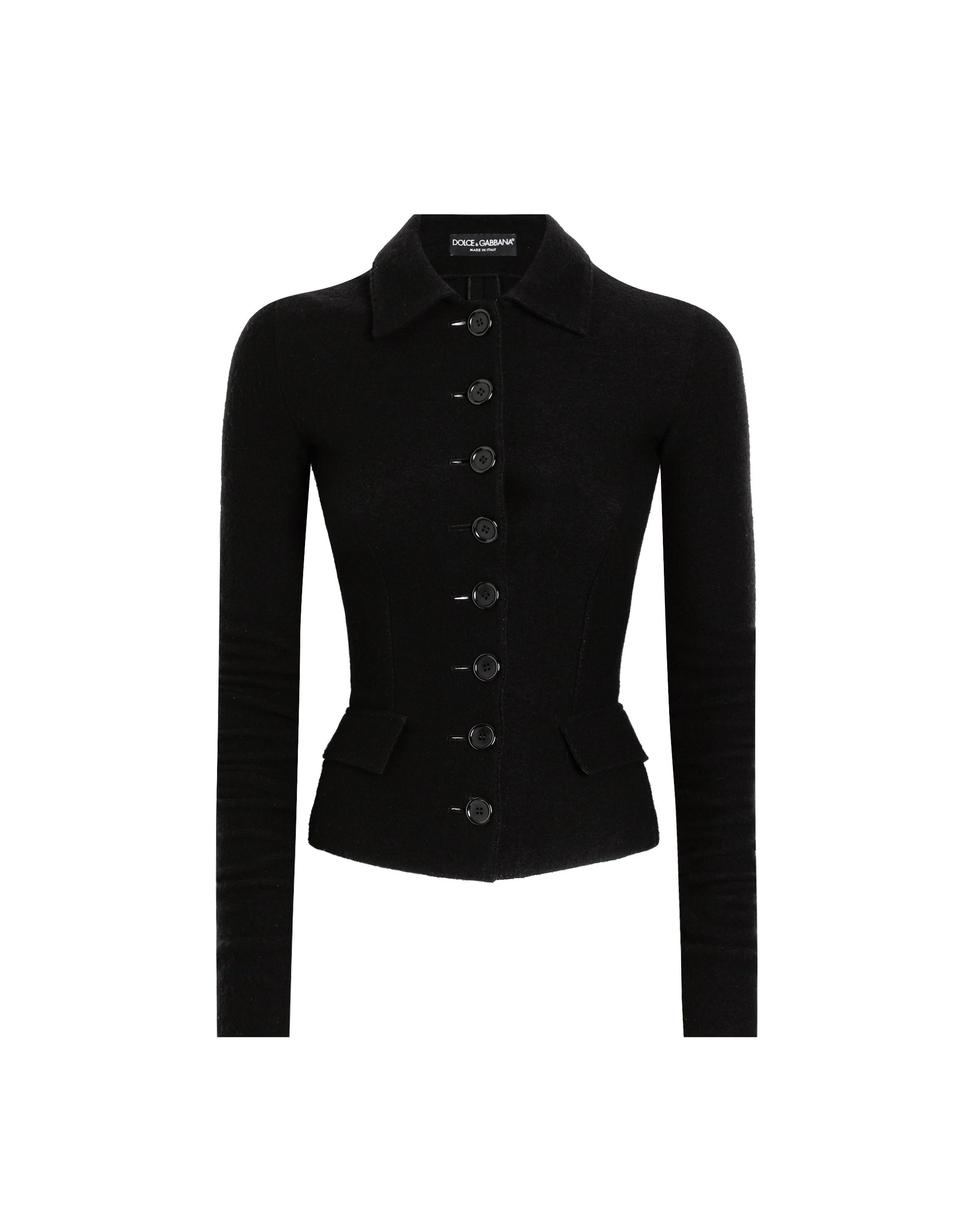 Dolce & Gabbana Single-breastedwool cloth jacket