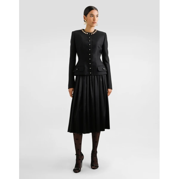Dolce & Gabbana Skirt with metal logo, view 2
