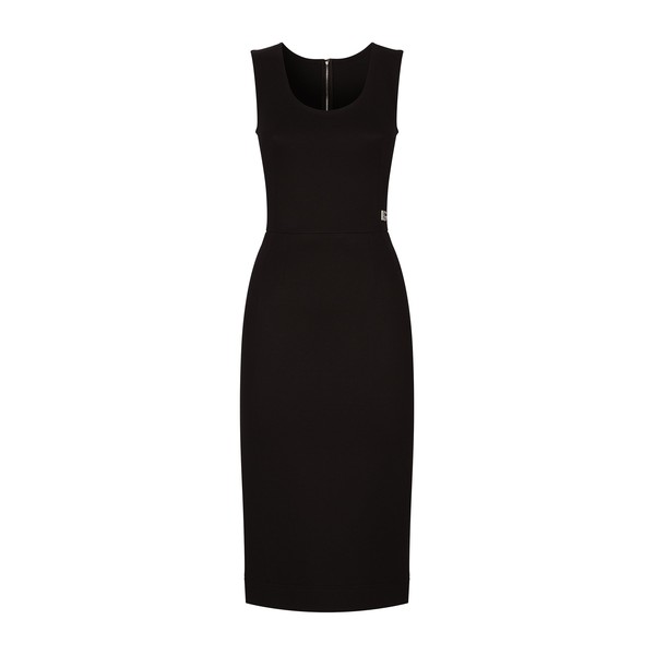 Dolce & Gabbana Sleeveless Milano rib midi dress