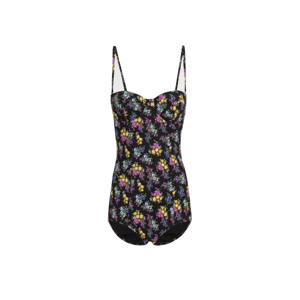 Dolce & Gabbana Small floral-print balconette one-piece swimsuit