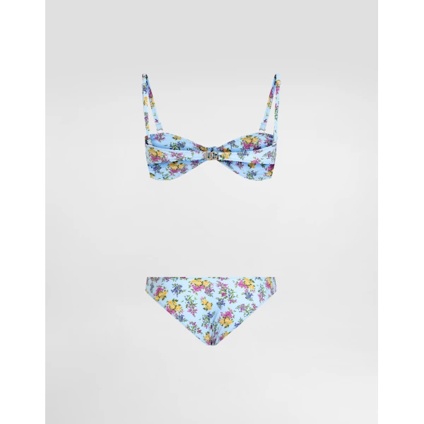 Dolce & Gabbana Small floral-print bikini, view 2