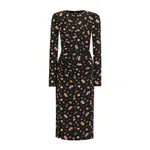 Dolce & Gabbana Small floral-print charmeuse dress