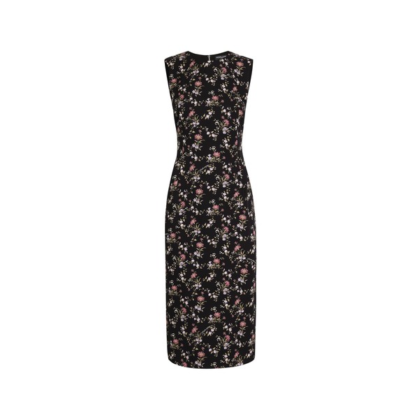 Dolce & Gabbana Small floral-print charmeuse dress
