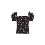 Dolce & Gabbana Small floral-print charmeuse top