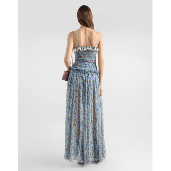 Dolce & Gabbana Small floral-print chiffon dress, view 3
