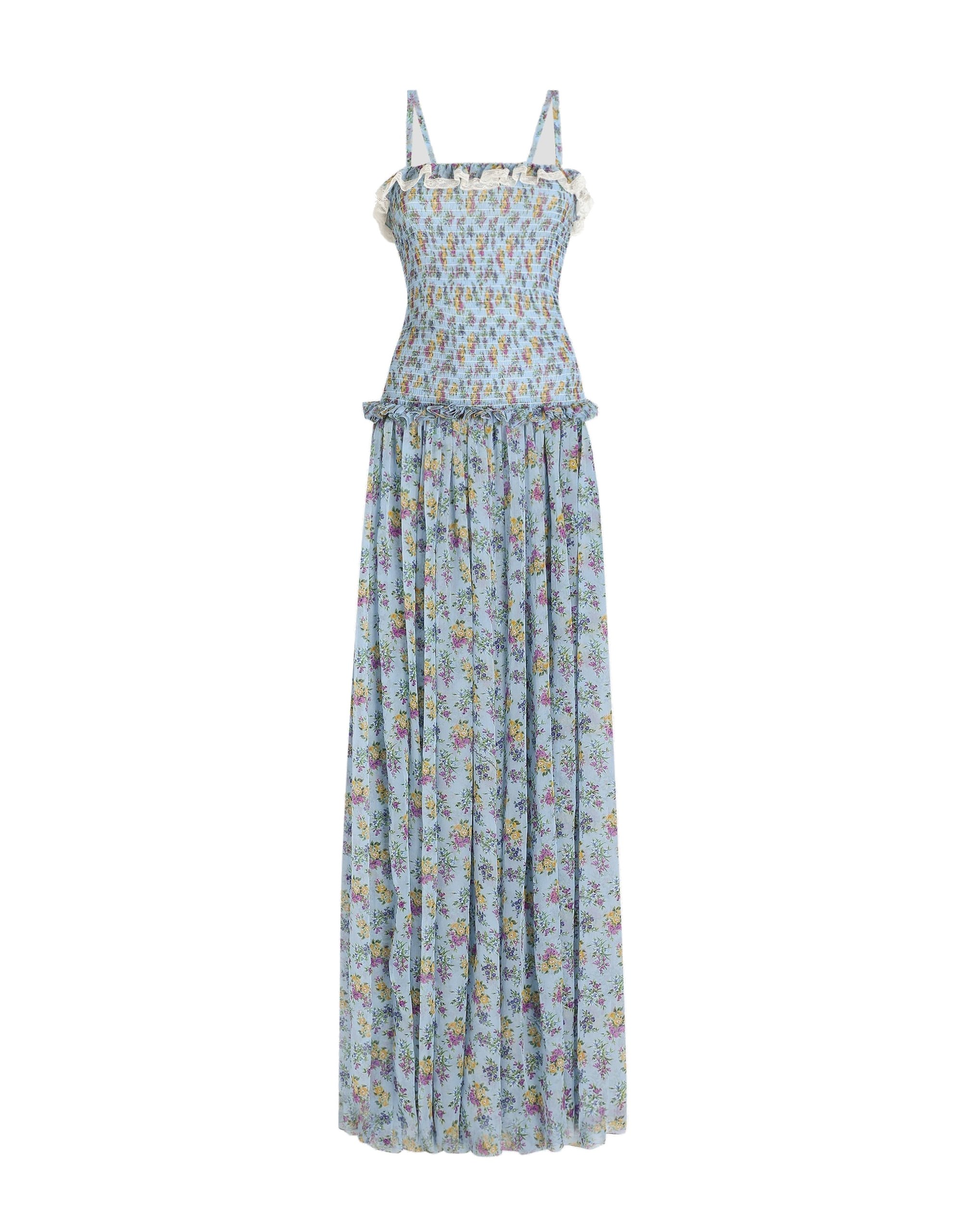 Dolce & Gabbana Small floral-print chiffon dress