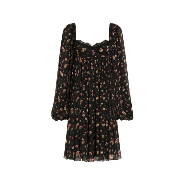 Dolce & Gabbana Small floral-print chiffon dress