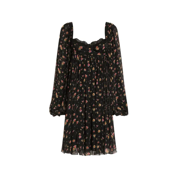 Dolce & Gabbana Small floral-print chiffon dress