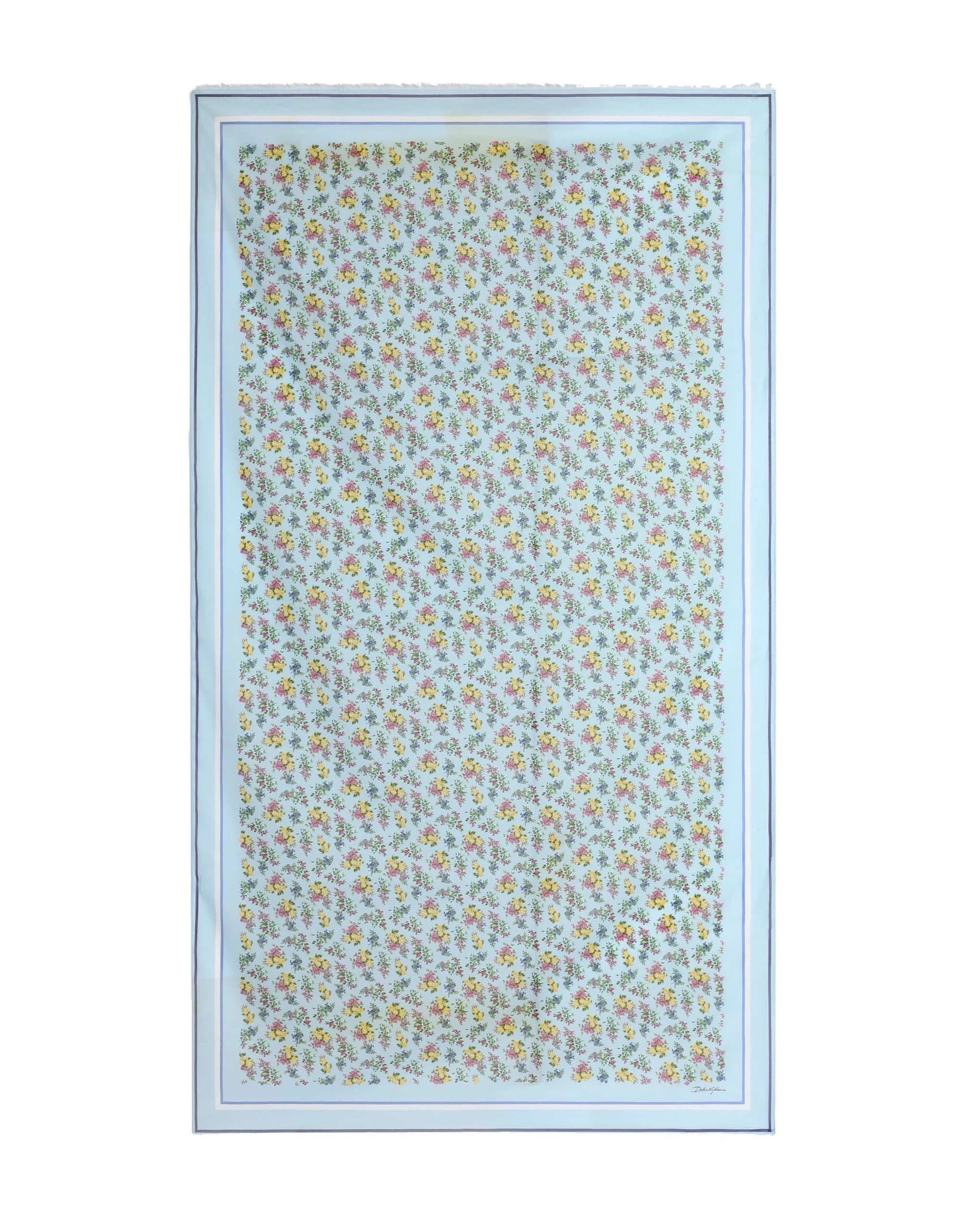 Dolce & Gabbana Small floral-print cotton batiste sarong