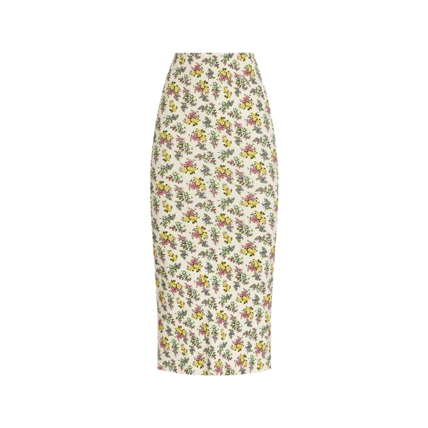 Small floral-print skirt