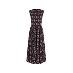 Dolce & Gabbana Small flower bouquets-print charmeuse dress