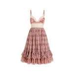 Dolce & Gabbana Small flower bouquets-print chiffon dress