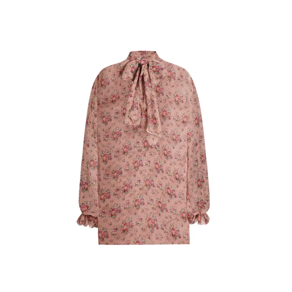 Dolce & Gabbana Small flower bouquets-print chiffon top