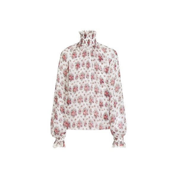 Dolce & Gabbana Small flower bouquets-print chiffon top