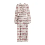 Dolce & Gabbana Small flower bouquets-print long chiffon dress