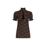 Dolce & Gabbana Small rose-print charmeuse top