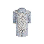 Dolce & Gabbana Small rose-print chiffon shirt