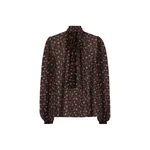 Dolce & Gabbana Small rose-print chiffon top