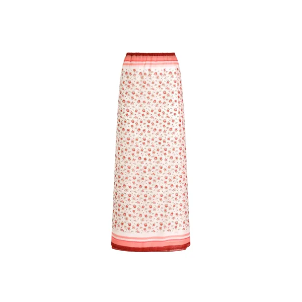 Dolce & Gabbana Small rose-print cotton batiste sarong