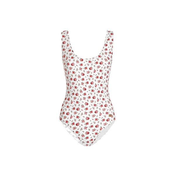 Dolce & Gabbana Small rose-print one-piece swimsuit