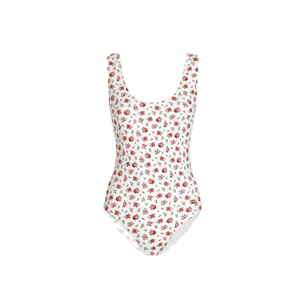 Dolce & Gabbana Small rose-print one-piece swimsuit