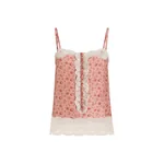 Dolce & Gabbana Small rose-print silk top
