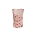 Dolce & Gabbana Small rose-print viscose tank top