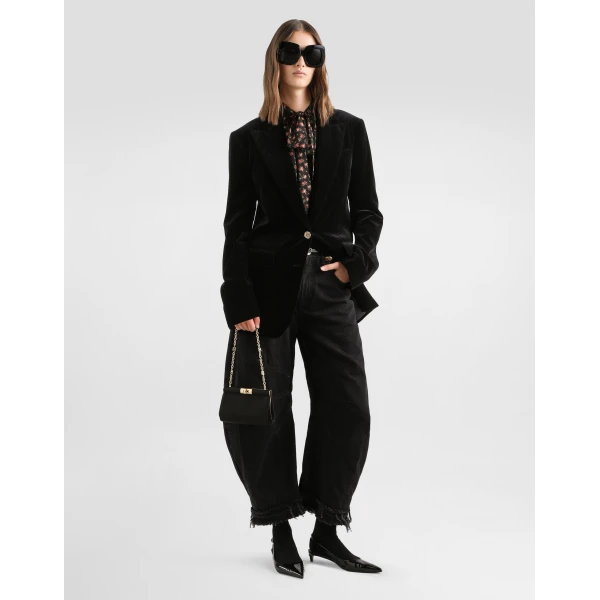 Dolce & Gabbana Smooth velvet jacket, view 2