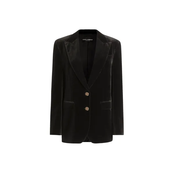 Dolce & Gabbana Smooth velvet jacket