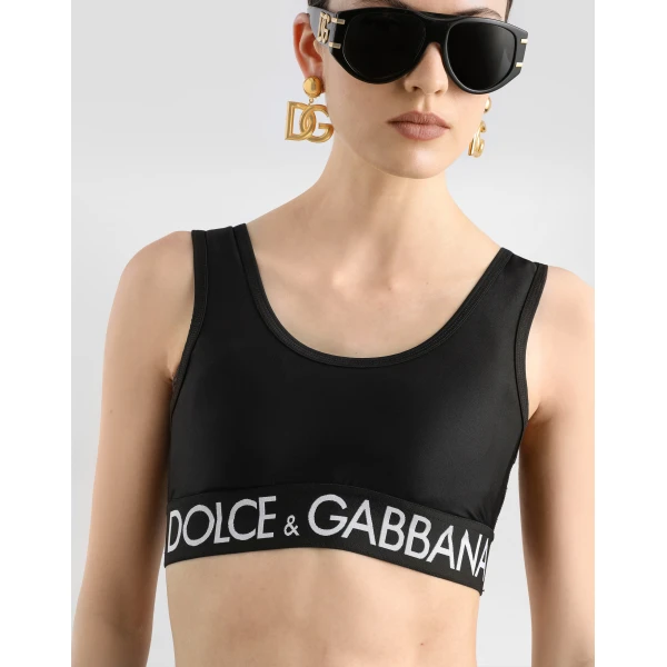 Dolce & Gabbana Spandex jersey top, view 4