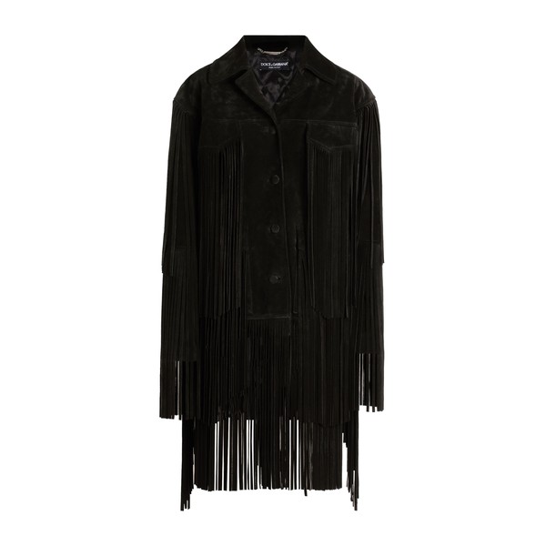 Dolce & Gabbana Split leather jacket