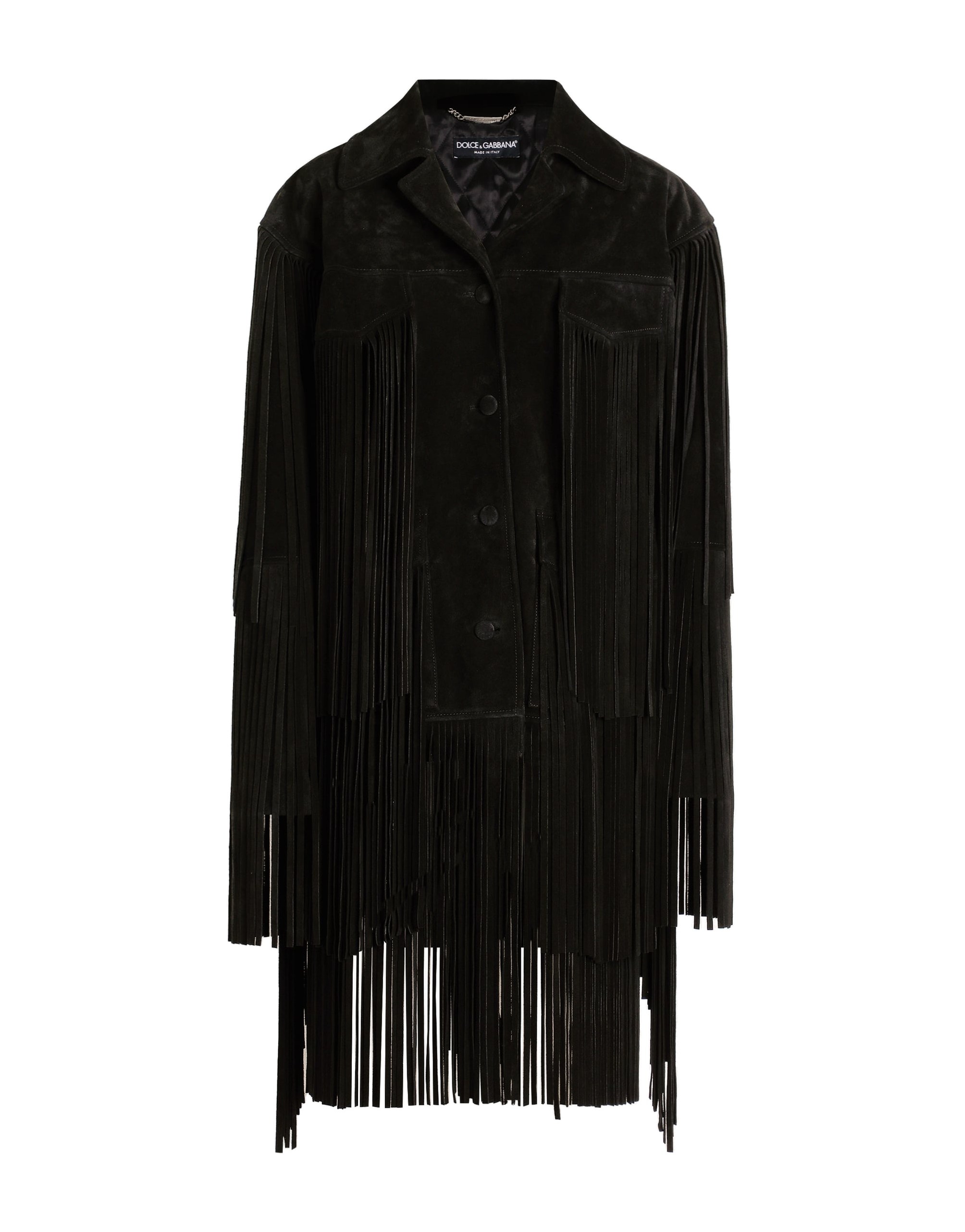 Dolce & Gabbana Split leather jacket