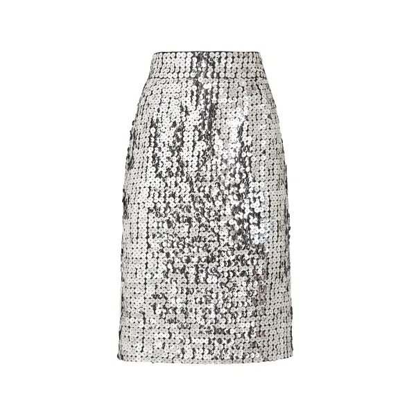Dolce & Gabbana Straight skirt with sequins