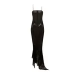 Dolce & Gabbana Strapless lace patchwork dress