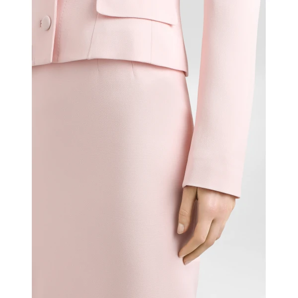 Dolce & Gabbana Stretch cady skirt, view 4