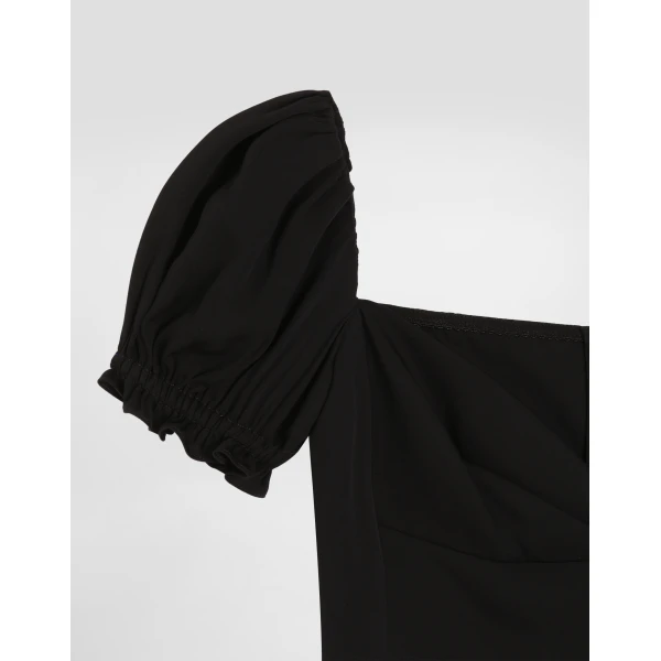 Dolce & Gabbana Stretch charmeuse dress, view 3