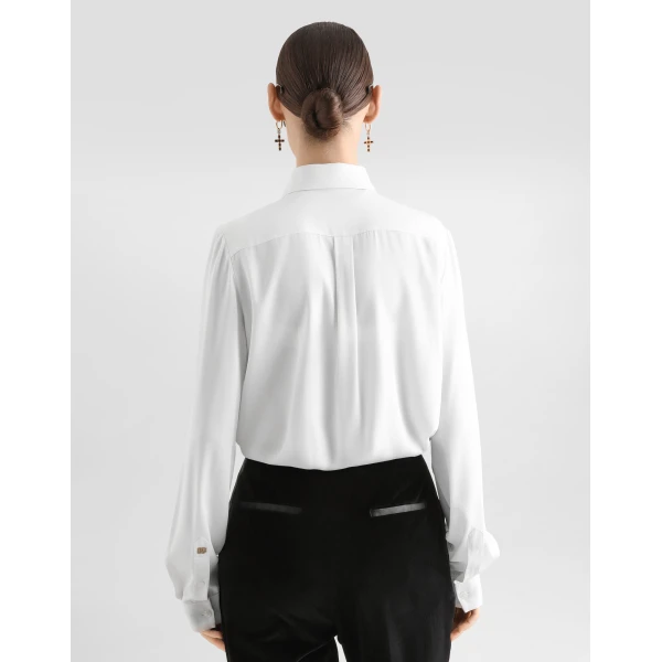 Dolce & Gabbana Stretch charmeuse shirt, view 3