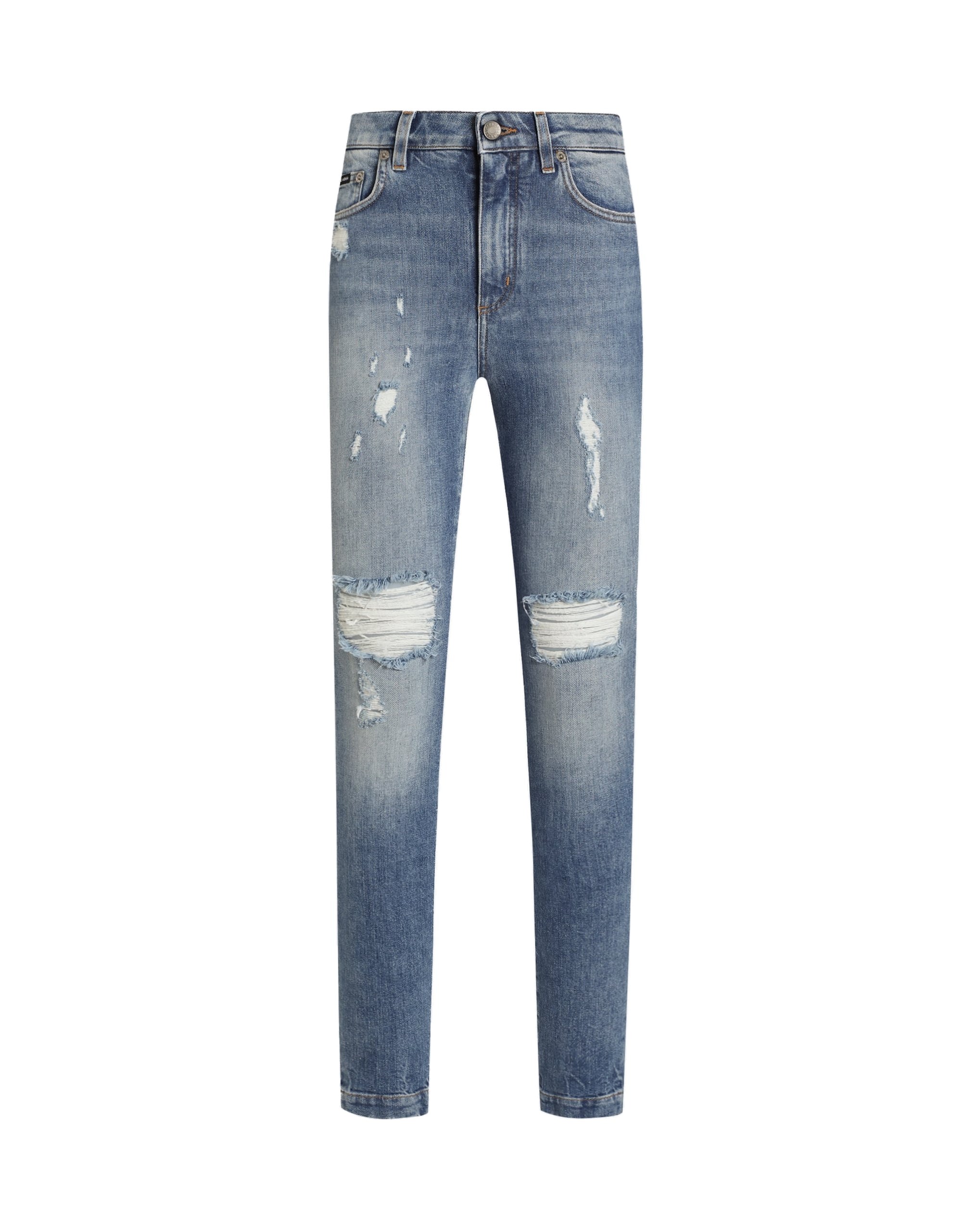 Dolce & Gabbana Stretch denim Audrey jeans with rips