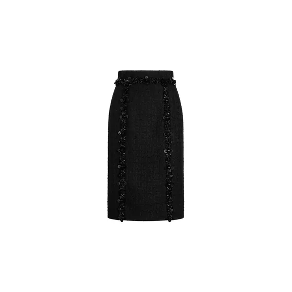 Stretch mat sheath skirt