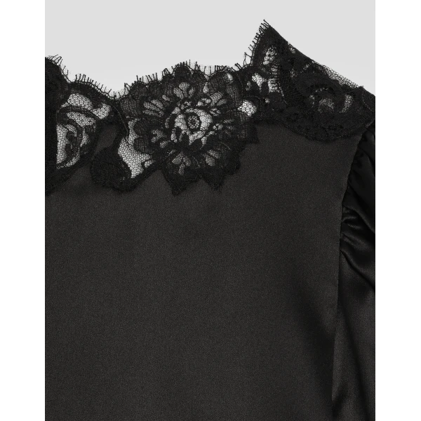 Dolce & Gabbana Stretch satin blouse, view 4