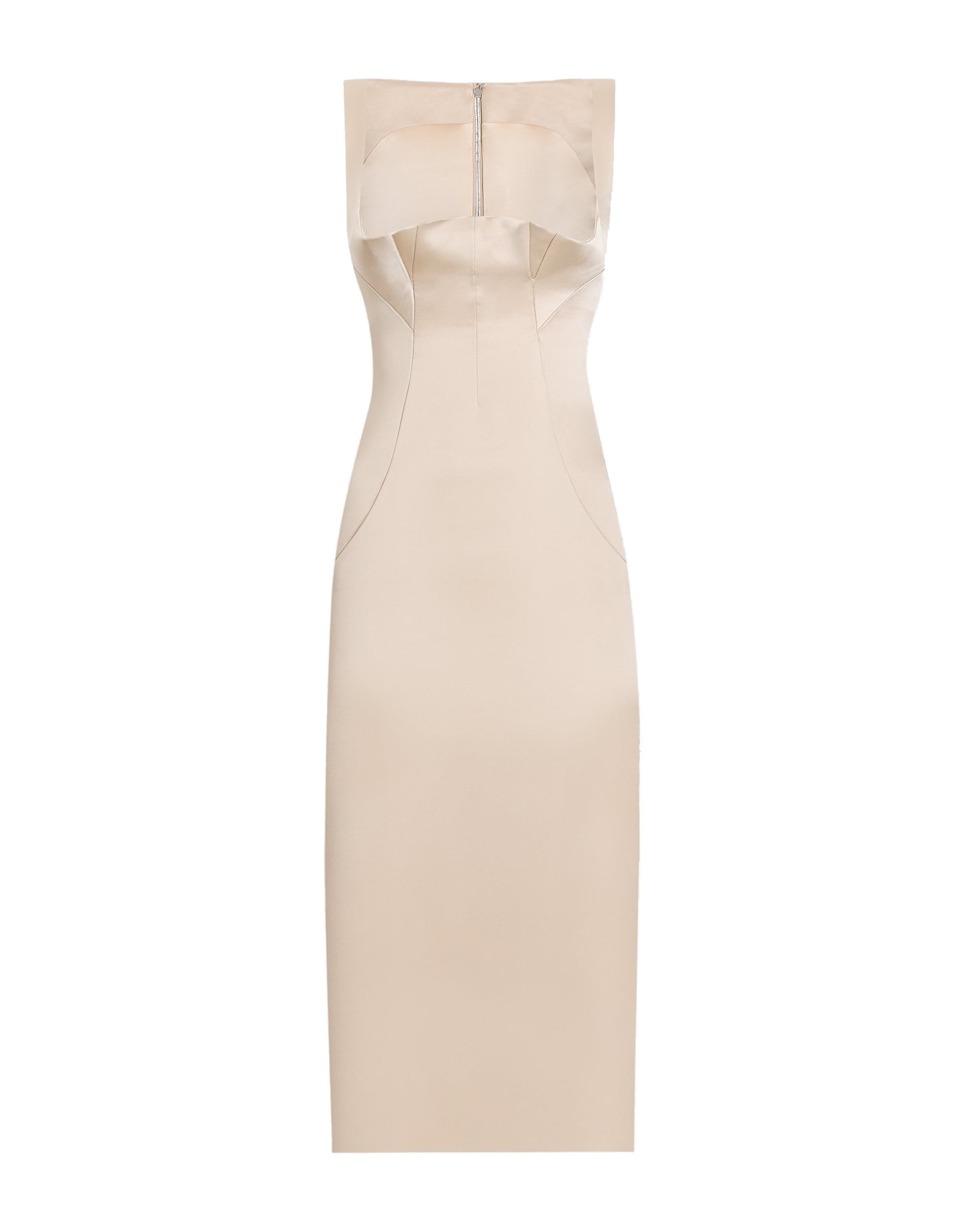 Dolce & Gabbana Stretch satin calf-length sheath dress